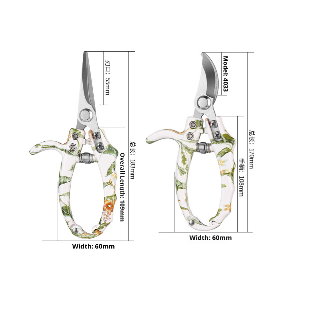 Gardening Tools Pink - Forbici da Giardinaggio in Acciaio Inox