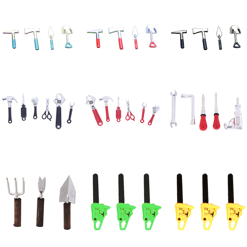 Gardening Tools Toys - 3/4/5/6Pcs kit di riparazione in miniatura