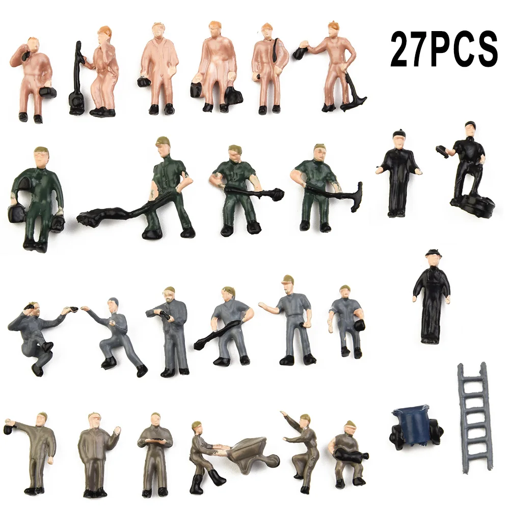Gardening Tools Toys - 27 pezzi modello treno pista ferrovia