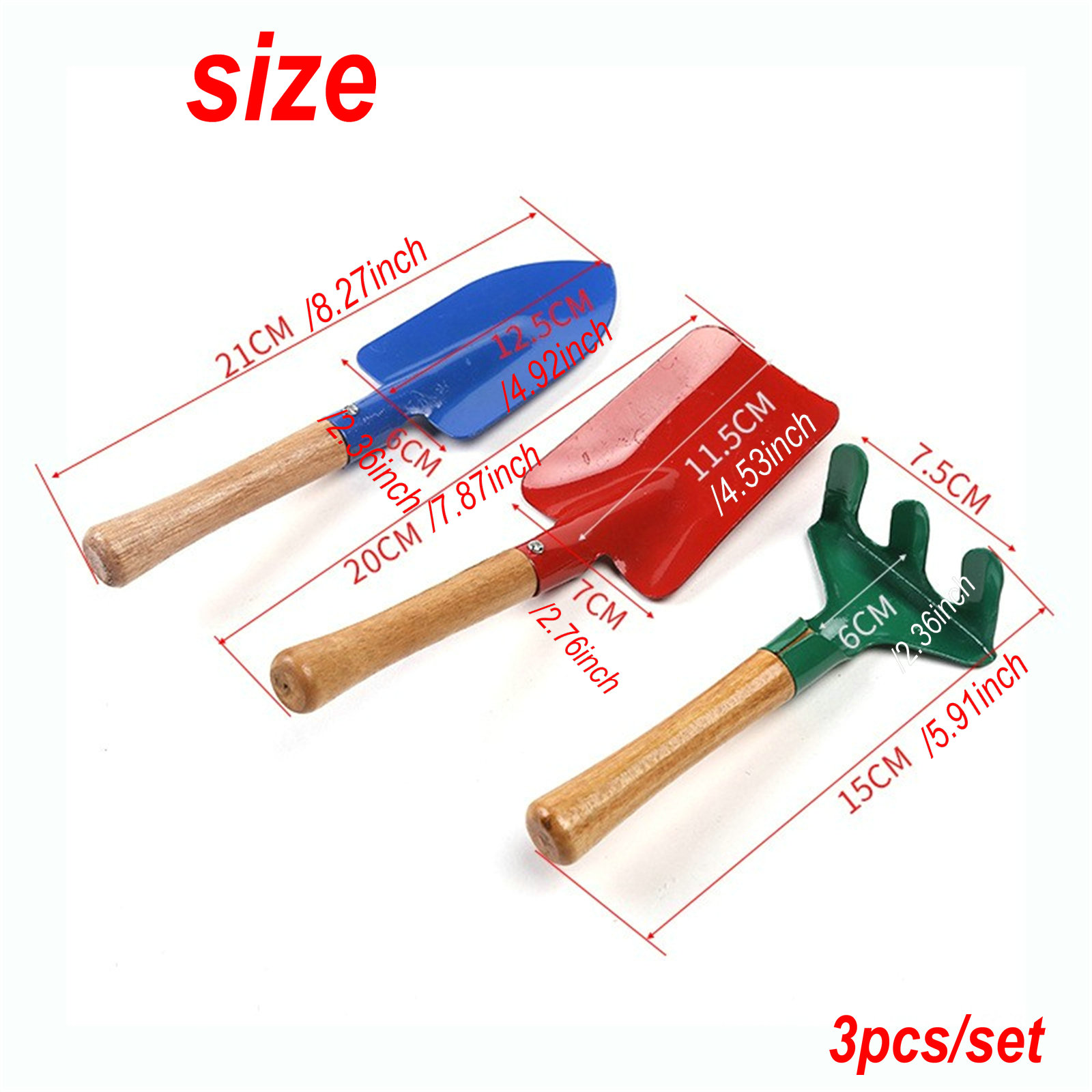 Un set di tre pezzi Attrezzi d - Gardening Tools Toys recensione e prezzo