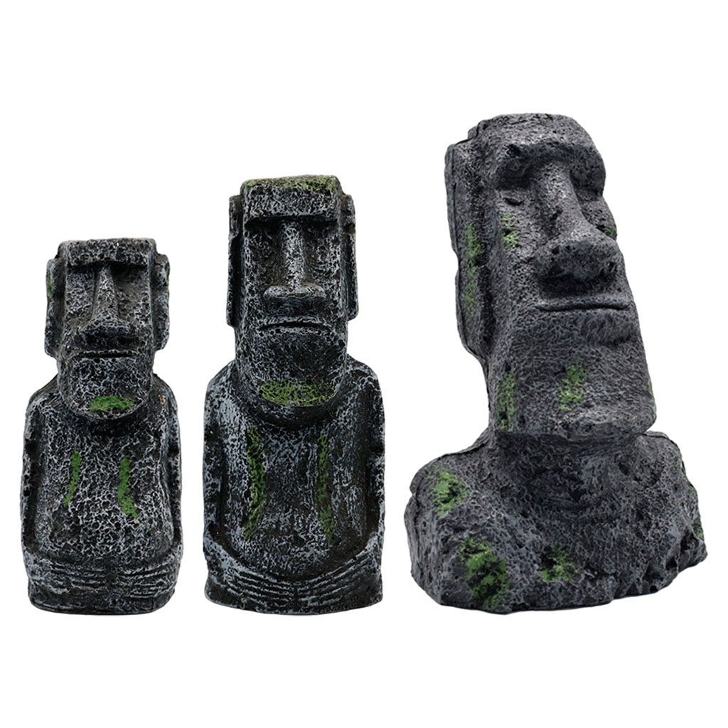 Statue Moai per acquario Isola - Aquaponics Fish Tank recensione e prezzo