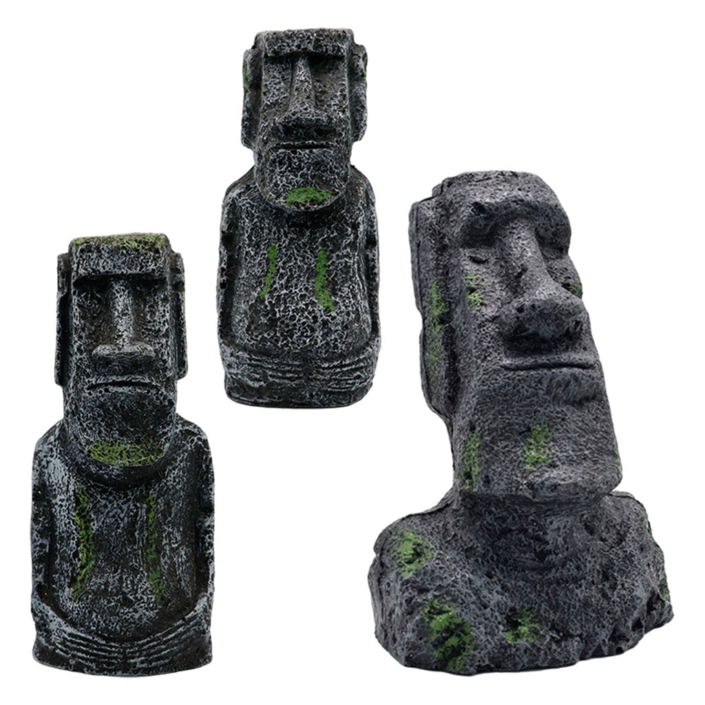 Statue Moai per acquario Isola - Aquaponics Fish Tank recensione e prezzo