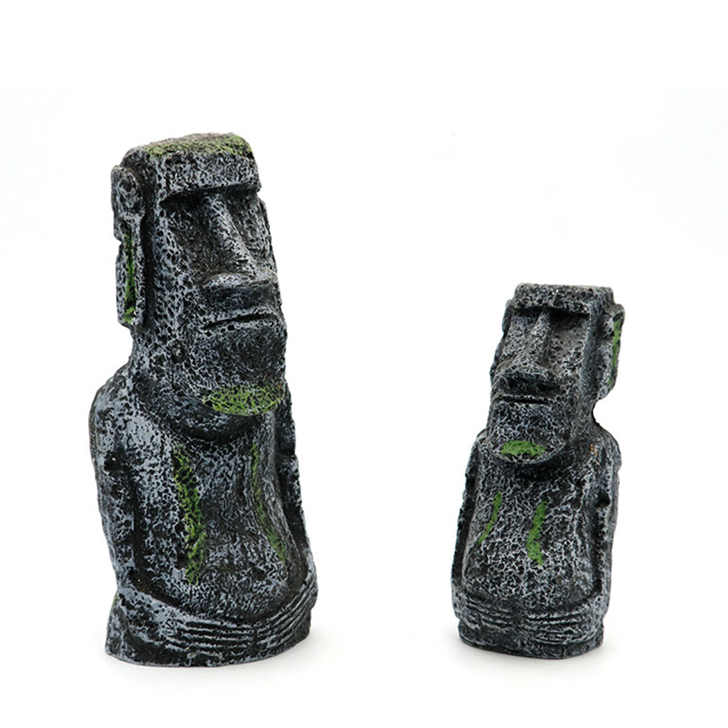 Statue Moai per acquario Isola - Aquaponics Fish Tank recensione e prezzo