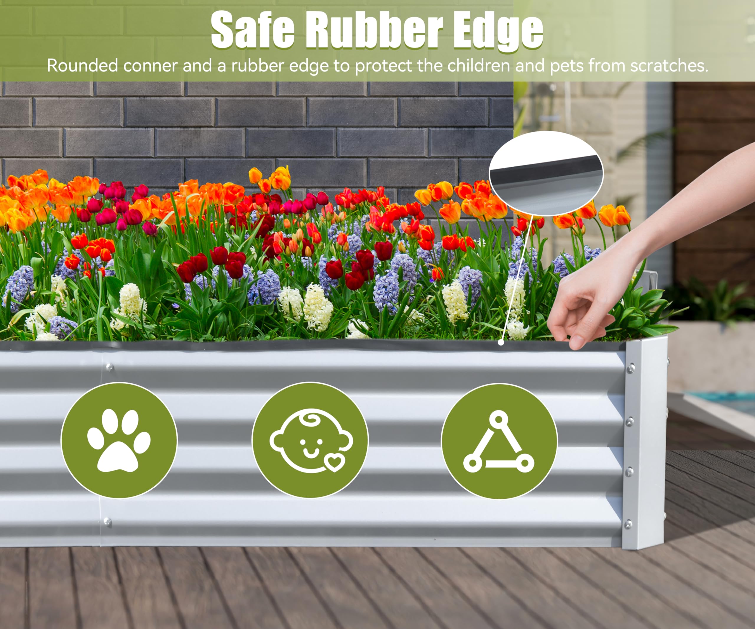 Fioriera Rialzata Zincata 6x3x - Raised Bed Planter Box recensione e prezzo