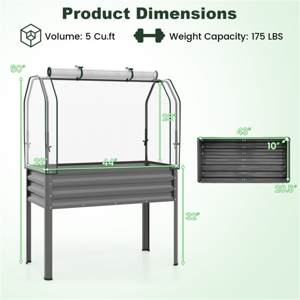 Fioriera Rialzata in Metallo 3 - Raised Bed Planter Box recensione e prezzo