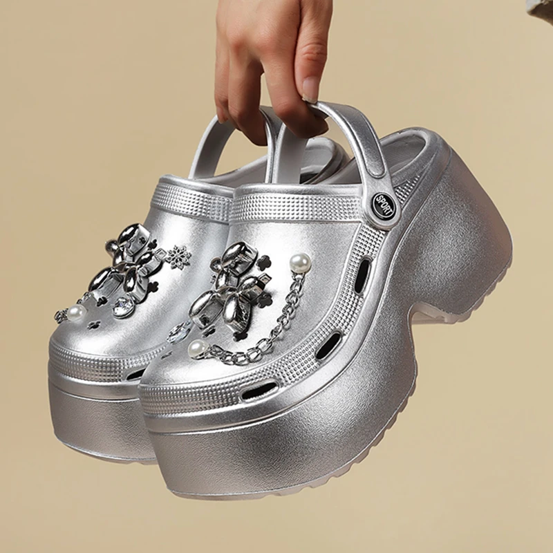 Nuovi Zoccoli con Zeppa Argent - Gardening Tools Women recensione e prezzo