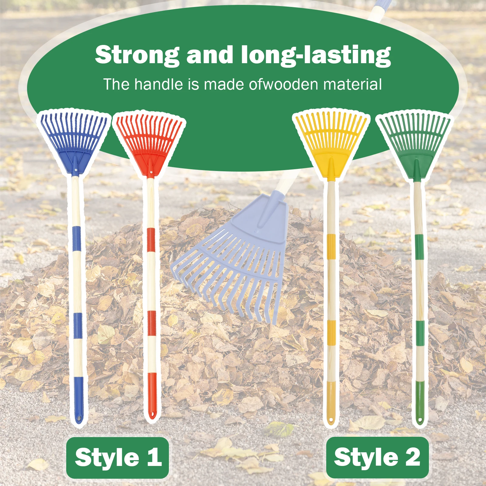 2 pezzi rastrello per foglie p - Gardening Tools For 8 Year Olds recensione e prezzo