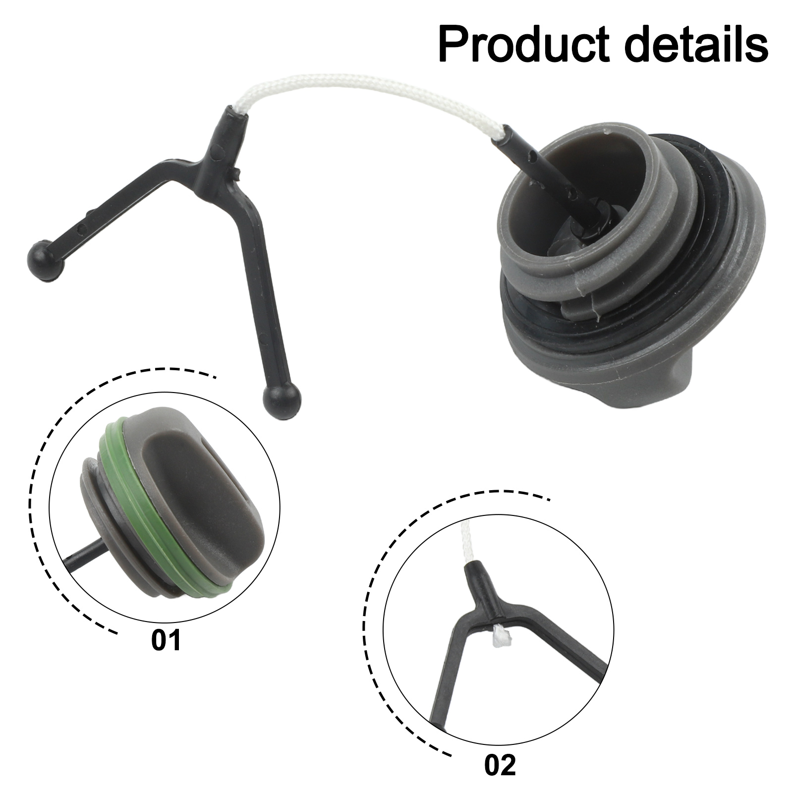 Set di 2 Tappi Carburante Port - Gardening Tools Quality recensione e prezzo