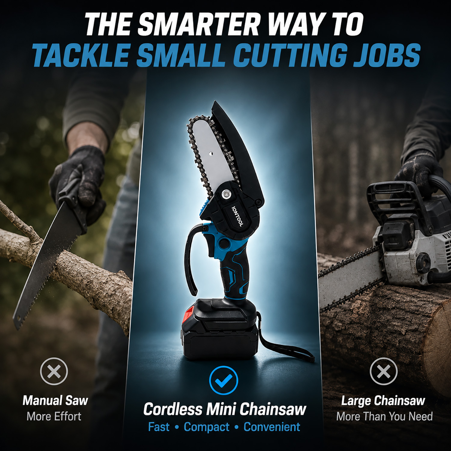 Motosega Portatile Senza Fili  - Gardening Tools To Cut Branches recensione e prezzo