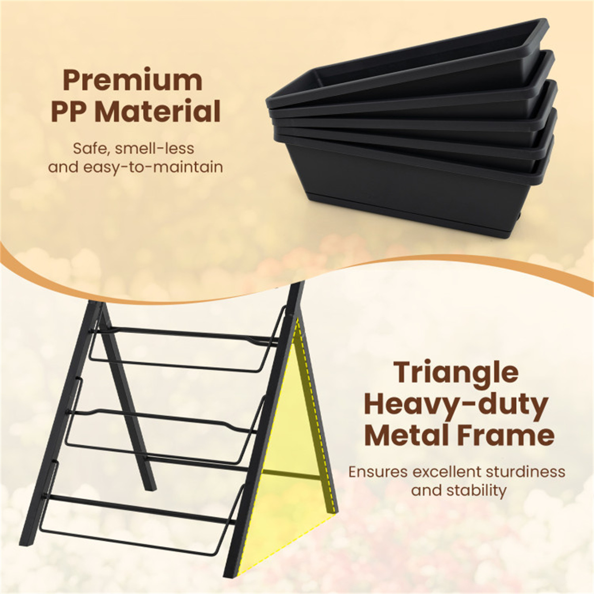 Fioriera Verticale a 5 Livelli - Raised Bed Planter Box recensione e prezzo
