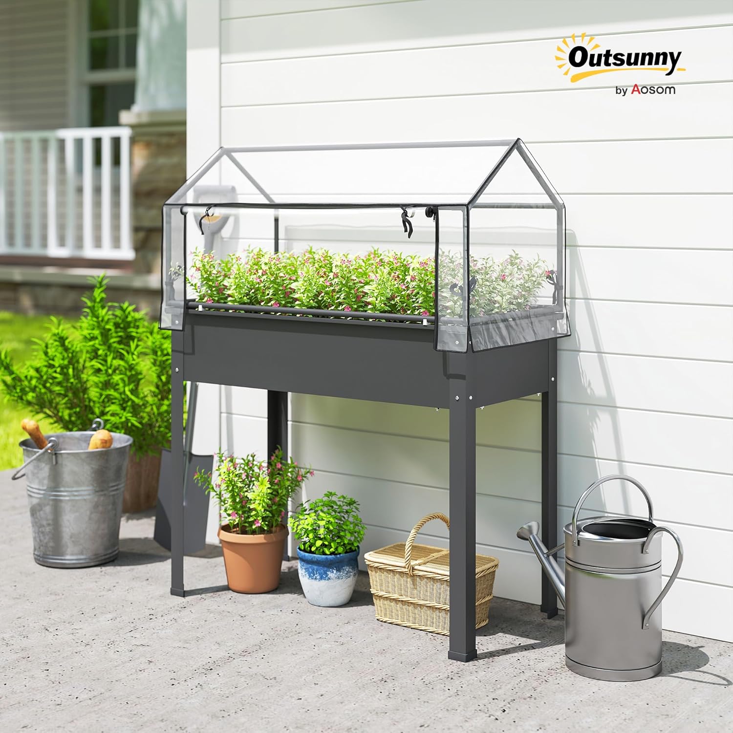 Fioriera rialzata con copertur - Raised Bed Planter Box recensione e prezzo