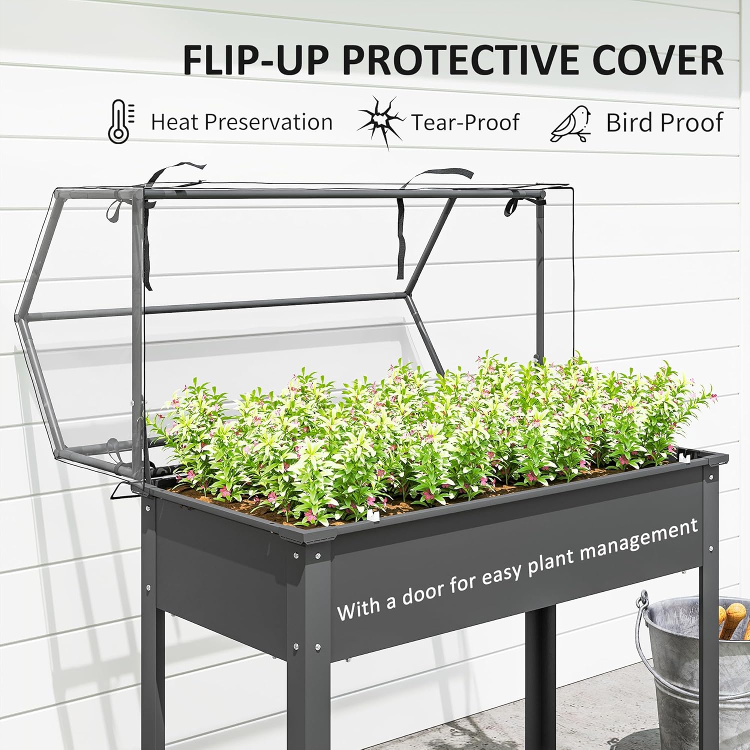 Fioriera rialzata con copertur - Raised Bed Planter Box recensione e prezzo
