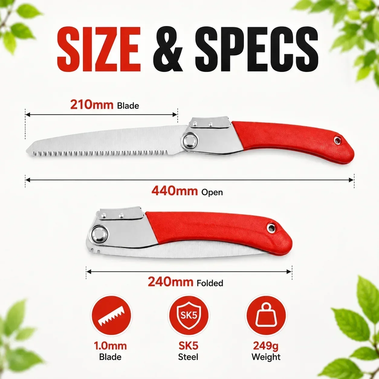 Sega Pieghevole per Potatura 2 - Gardening Tools To Cut Branches recensione e prezzo